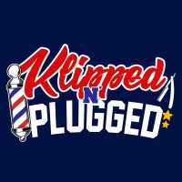 Klipped N' Plugged Barber Shop Logo