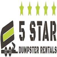 5 Star Dumpster Rentals Logo