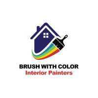 Brush With Color Interior Painting Logo