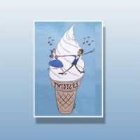 Twisters Ice Cream Logo