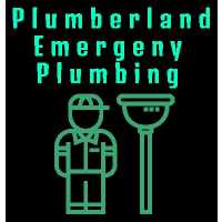 Plumberland Emergency Plumbing Land Commerce Logo