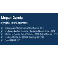 Megan Garcia Injury Attorney Logo