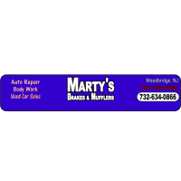 Marty's Brakes & Mufflers Logo