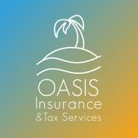 Oasis Insurance Tax Services & Auto Tags Agency Logo