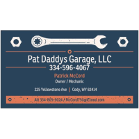 Pat Daddys Garage, LLC Logo