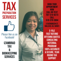 Izambrad Tax & Bookkeeping Services Logo
