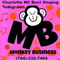 Monkey Business Singing Telegrams Logo