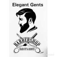 Elegant Gents Barbershop Logo