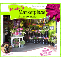 Mieko's Marketplace Flowers Logo