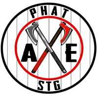 Phat Axe: Southern Utahs Original Axe Throwing & Smash Room Destination Logo