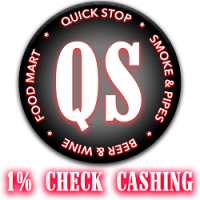 Quick Stop Smoke Shop and Check Cashing Logo
