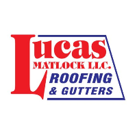 Lucas Roofing & Gutters Logo