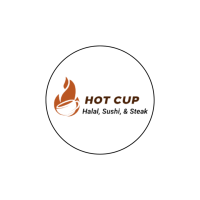 Hot Cup: Halal, Sushi, & Steak Logo