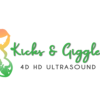 Kicks & Giggles 4D HD Ultrasound Studio Logo
