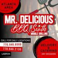 Mr. Delicious BBQ South Logo