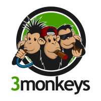 3 Monkeys Vape and Smoke Shop Logo