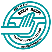Beep Beep Chandler Traffic Survival School Logo
