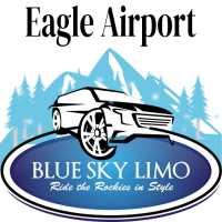 Blue Sky Limo Eagle Airport Logo