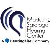 Madison & Saratoga Hearing Center, a HearingLife Company Logo