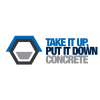 Take It Up, Put It Down Concrete Logo