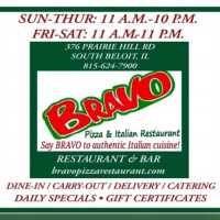 Bravo Pizza & Italian Restaurant Logo