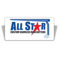 All Star Custom Seamless Rain Gutters Logo