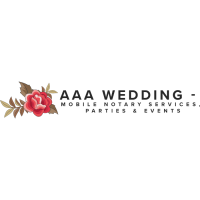 AAA Wedding - Mobile Notary Services, Parties & Events Logo
