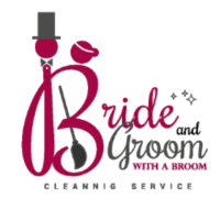 Bride and Groom with a Broom LLC Logo