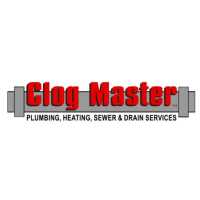 Clog Master Plumbing Logo
