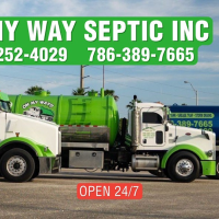 On My Way Septic Inc Grease Trap Storm Drains Lift Station Logo