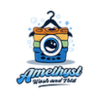 Amethyst Wash And Fold Logo