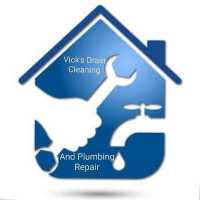 Vick's Drain Cleaning & Plumbing Repair Logo