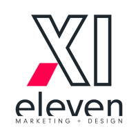 11 Marketing + Design Logo