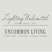 Lighting Unlimited + Uncommon Living Logo