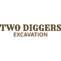 Two Diggers Excavation Logo