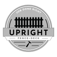 Upright Fences Downright Decks & Patios Inc. Logo