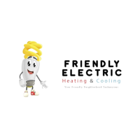 Friendly Electric Heating and Cooling Logo