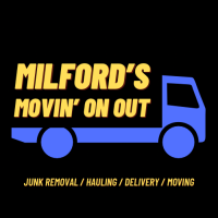 Milford Moving On Out Logo