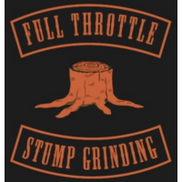 Full Throttle Stump Grinding Logo