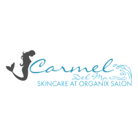 Carmel Del Mar Skin Care At Organix Salon Logo