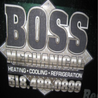 Boss Mechanical Heating Cooling & Refrigeration Logo