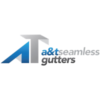 A & T Seamless Gutters Logo