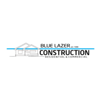 Blue Lazer Construction Logo