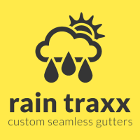Rain Traxx Roofing & Gutters Logo