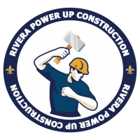 Rivera Power Up Construction Logo