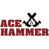 Ace and Hammer Construction Logo