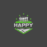 Happy Lawn Care Logo