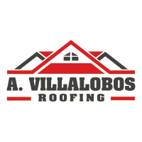 A. Villalobos Roofing Logo