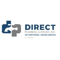 Direct Plumbing & Drains, Inc. Air Conditioning - Heating Services Logo