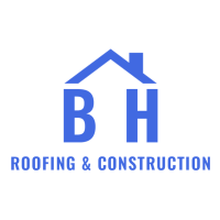 B H Roofing & Construction Logo